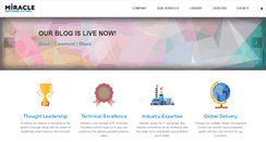 Desktop Screenshot of miraclesoft.com